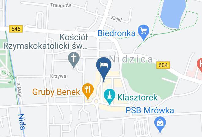 Nidzicki - Kamieniczka Maps