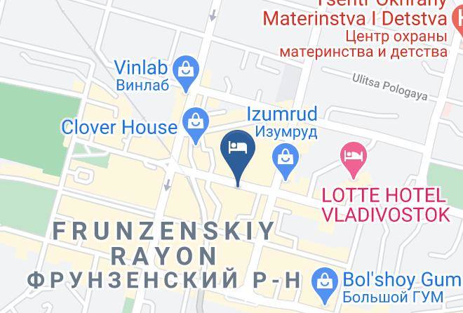 Vladivostok Urban Okrug - Kaminn Hotel Maps