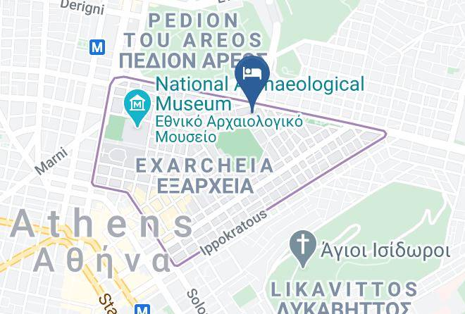 Central Athens - Kammerspiel Athens Maps