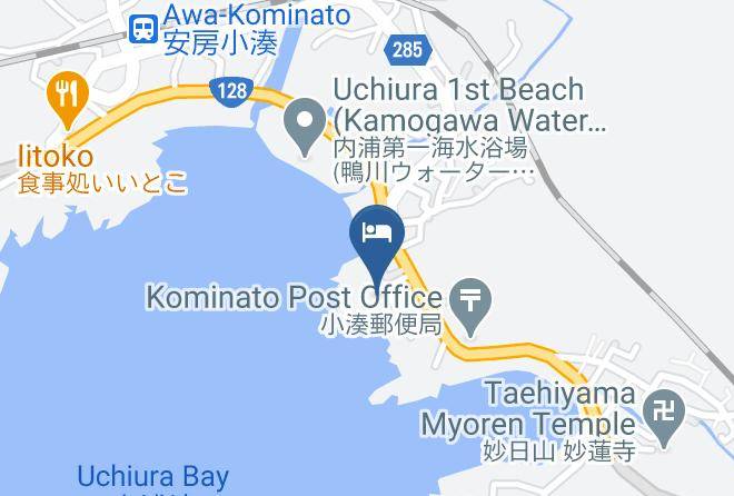 Kamogawa City - Kamogawa Hotel Mikazuki Maps