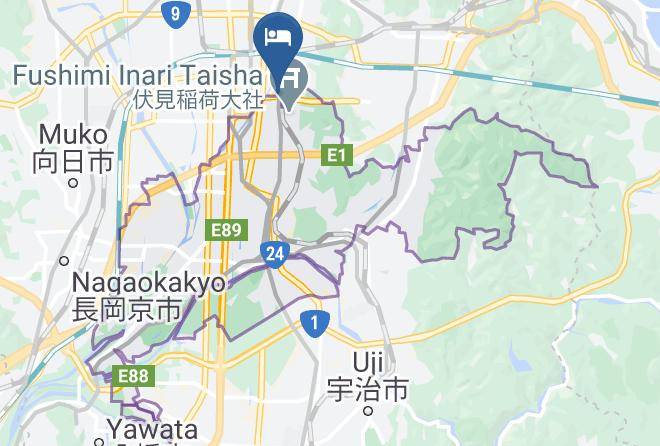 Kyoto City Fushimi Ward - Kamon Inn Aifuka 1 1 Maps