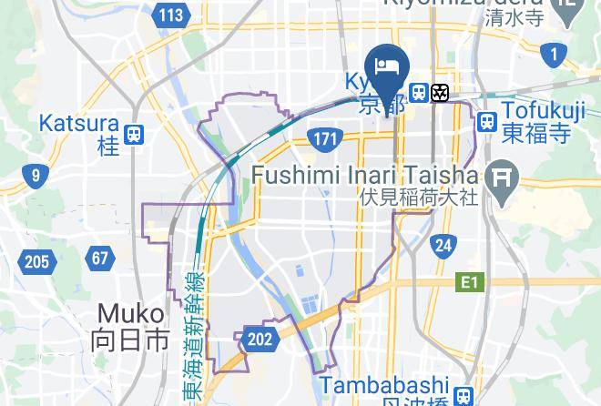 Kamon Inn Karahashi Map