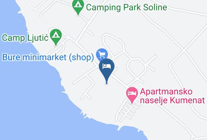 Biograd Na Moru - Kamp Bakija Maps