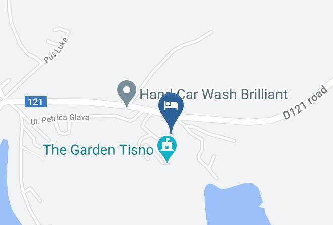 Tijesno - Kamp Hostin Maps