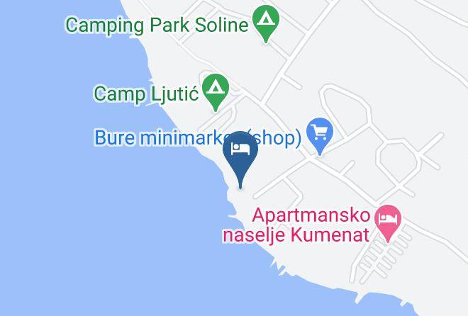 Biograd Na Moru - Kamp Jadre Maps