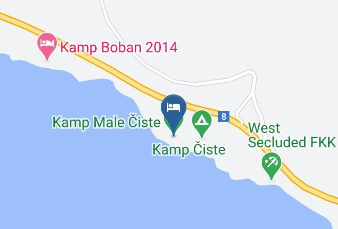 Gradac - Kamp Male Ciste Maps