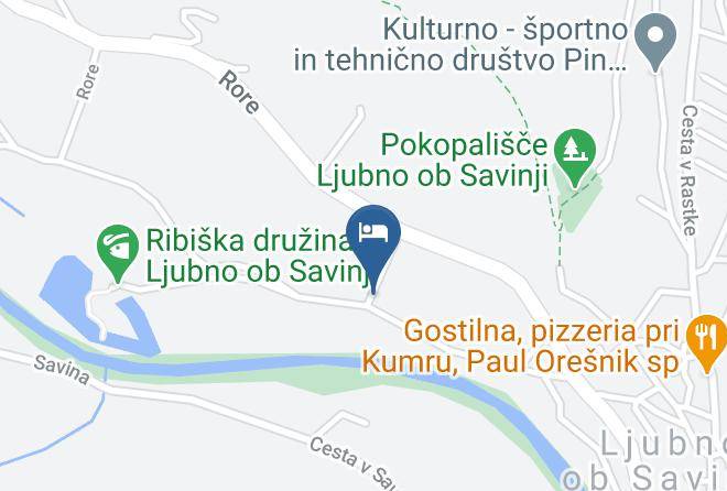 Ljubno Ob Savinji - Kamp Na Otoku Maps