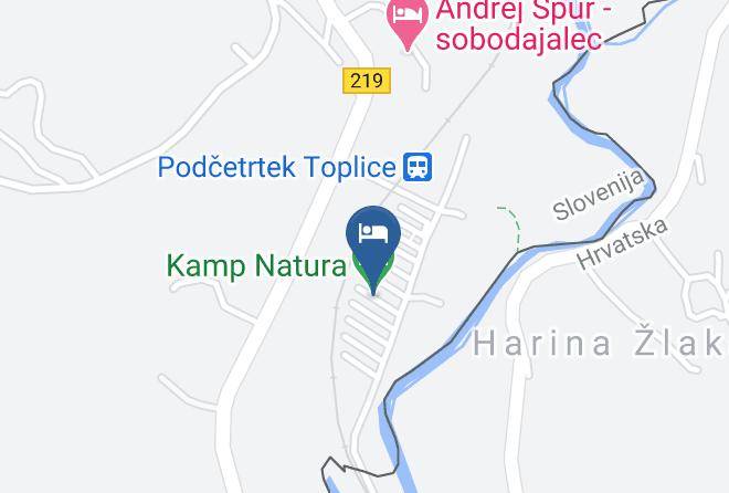 Podcetrtek - Kamp Natura Maps