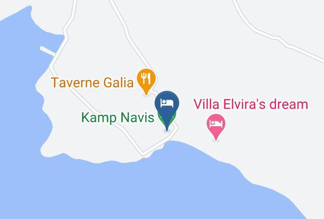 Novalja - Kamp Navis Maps
