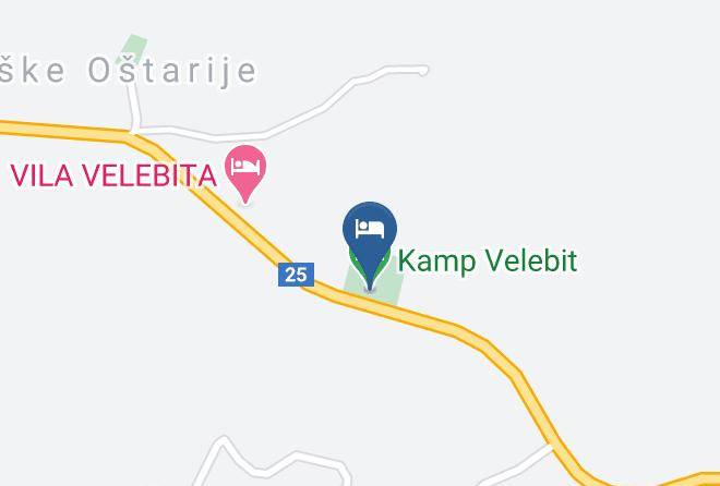 Karlobag - Kamp Velebit Maps