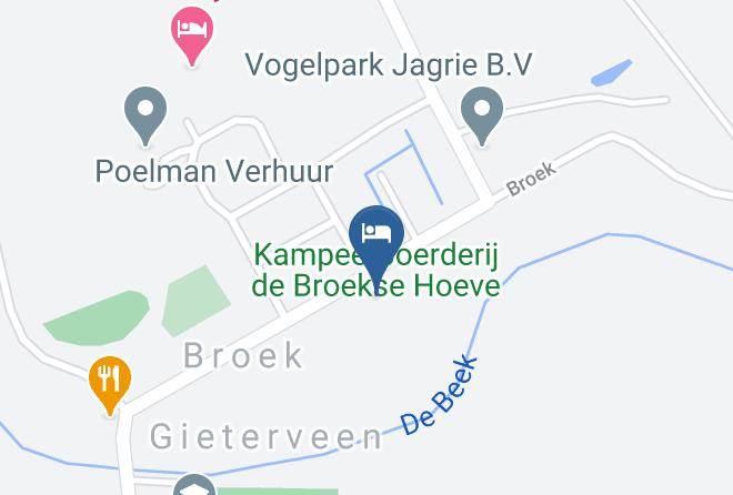Aa En Hunze - Kampeerboerderij De Broekse Hoeve Maps