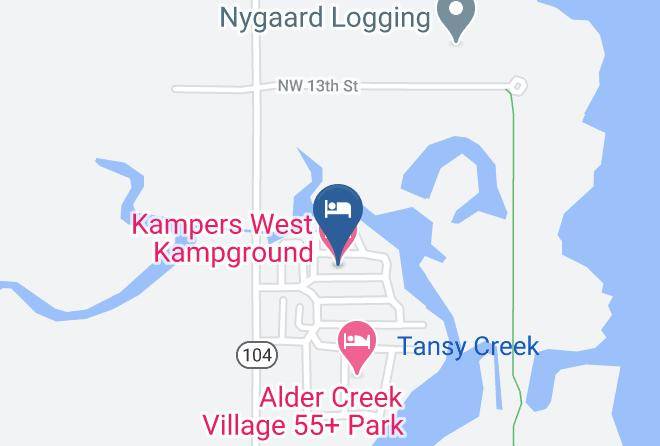 Clatsop - Kampers West Kampground Maps