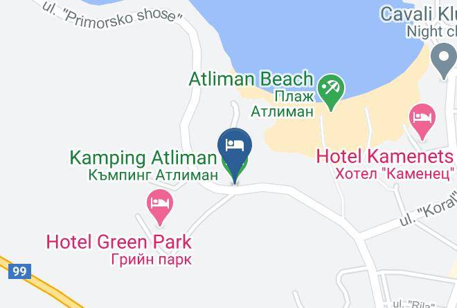 Primorsko - Kamping Atliman Maps