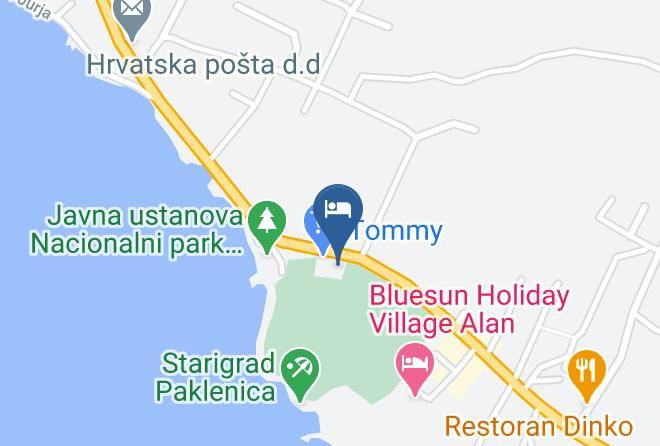 Starigrad - Kampiraliste Rujno Maps