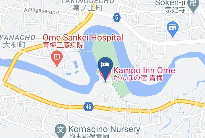 Ome City - Kampo Inn Ome Maps