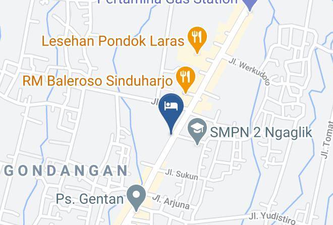 Sleman - Kampoeng Joglo Boutique Hotel Yogyakarta Maps