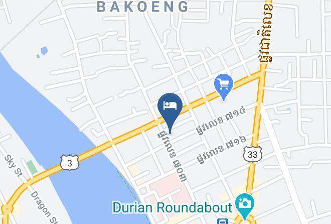 Kampot Town - Kampot Diamond Hotel Maps