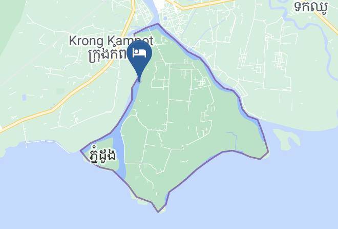 Kampot Town - Kampot Pathways Bungalows Maps