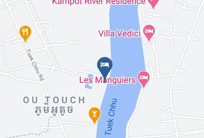 Kampot Town - Kampot Riverfront Boutique Maps