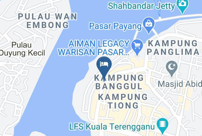 Kuala Terengganu - Kampung Cina Hotel Maps