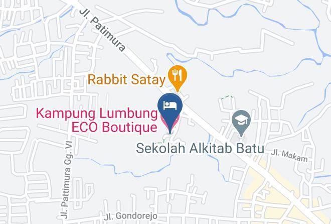 Kota Batu - Kampung Lumbung Eco Boutique Maps