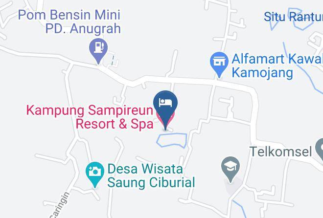 Kampung Sampireun Resort & Spa Carta Geografica - West Java - Garut Regency