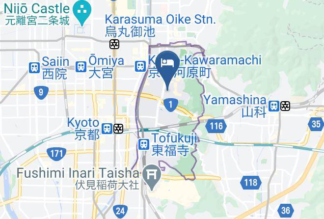 Kyoto City Higashiyama Ward - Kamuroan Maps