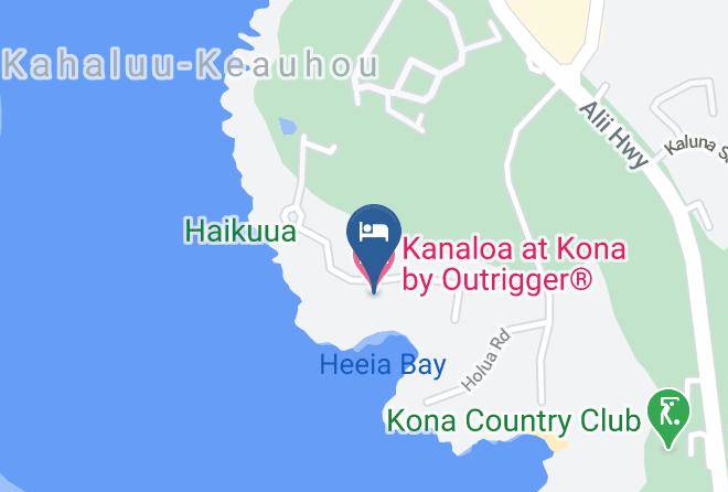 Kanaloa At Kona By Outrigger Map