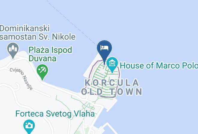 Korcula - Kanavelic Place Old Town Korcula Maps
