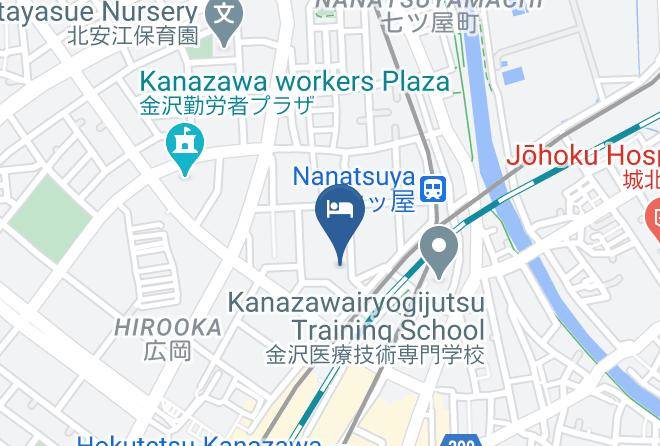 Kanazawa Manten Hotel Map
