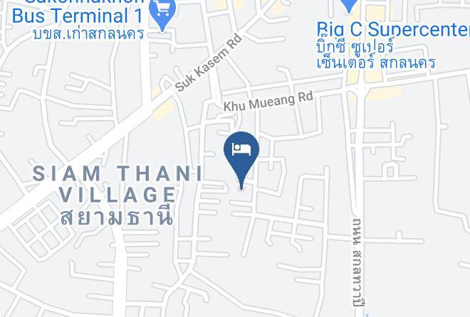 Amphoe Mueang Sakon Nakhon - Kanchana Hotels Sakon Maps