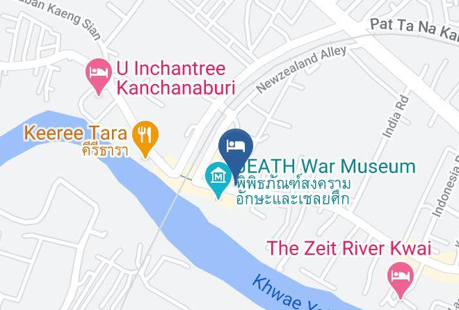 Amphoe Mueang Kanchanaburi - Kanchanaburi City Hotel Maps