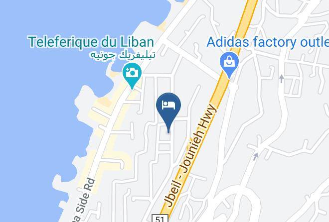 Kesrwan - Kandiel Hotel Maps