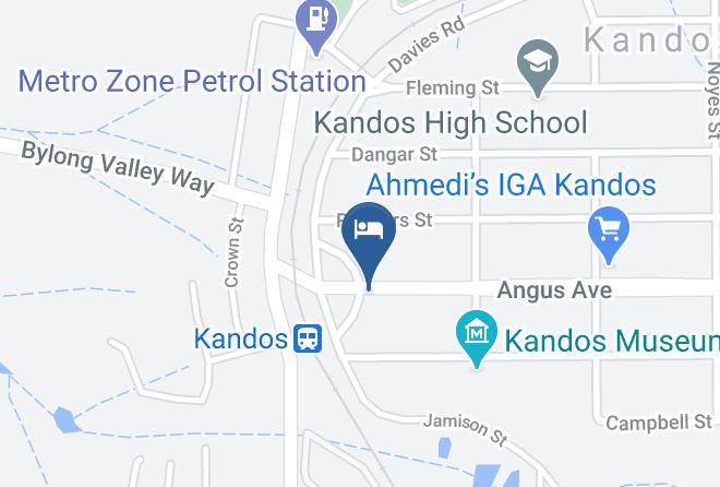 Mid Western Regional - Kandos Hotel Maps