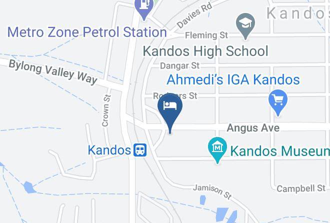 Mid Western Regional - Kandos Motel Maps