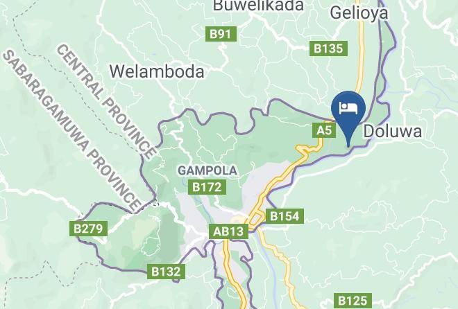 Kandy Cabana Eco Resort Map