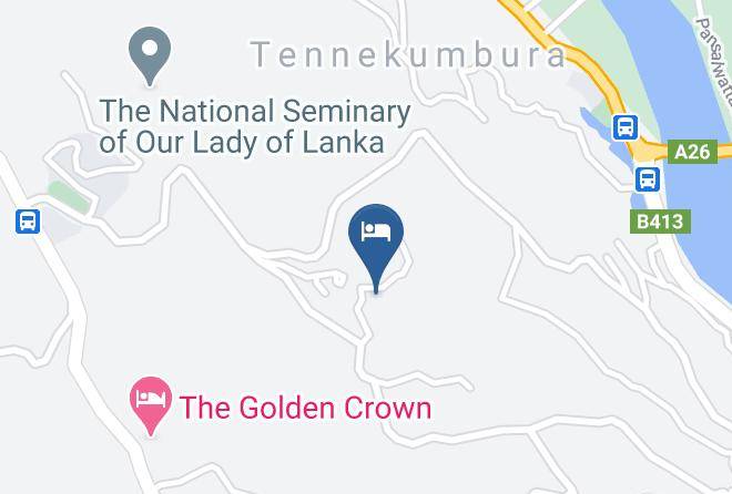 Kandy - Kandy Milo Bungalow Maps