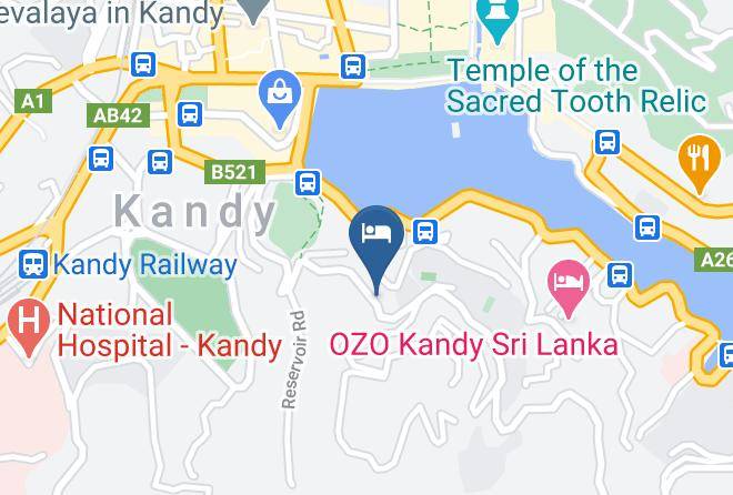 Kandy - Kandy Supreme Hotel Maps