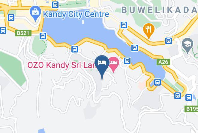 Kandy - Kandy Waters Hotel Maps