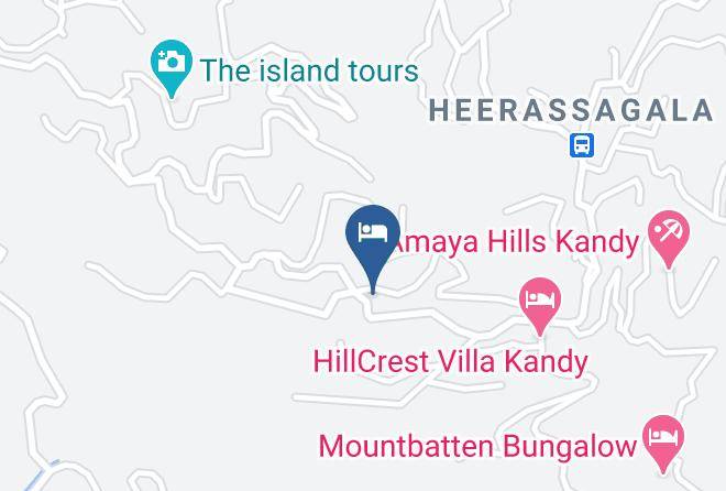 Kandy - Kandyan Mount Mirror Resort Maps
