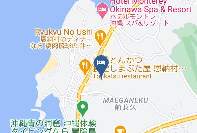 Onna Vil Kunigami District - Kanehide Onna Marine View Palace Maps