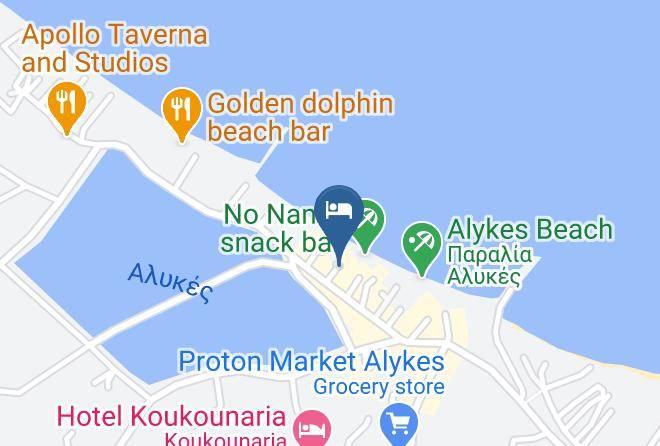 Zakinthos - Kanela Studios Maps