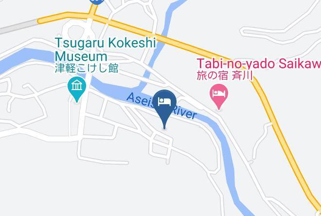 Kuroishi City - Kanesada Ryokan Maps