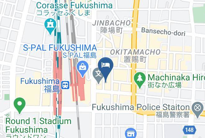 Fukushima City - Kanesui Chiekonoyu Maps