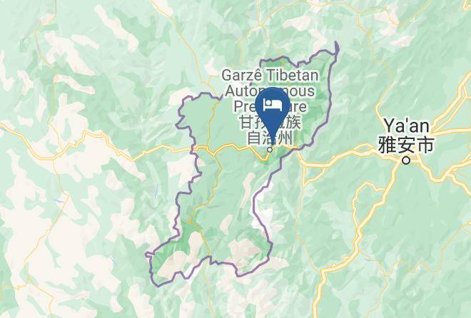 Garze Zangzu Aut Prefecture - Kang Ding Yujing Saussurea French Style Hotel Maps