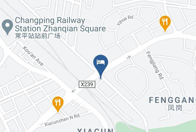 Dongguan - Kangcheng Hotel Maps