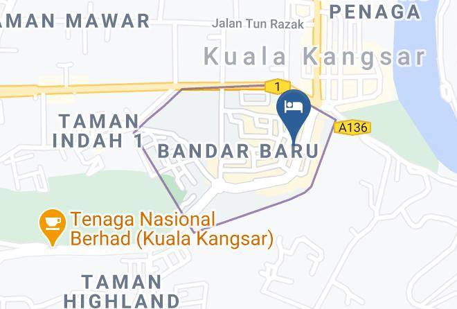 Kuala Kangsar - Kangsar Hotel Maps
