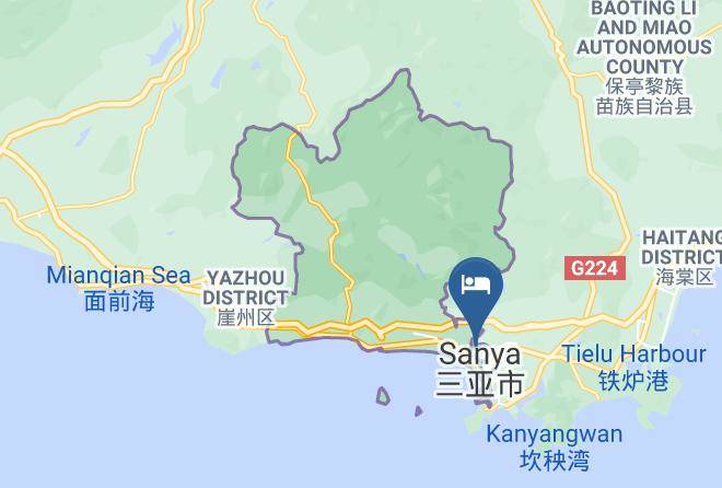 Sanya - Kangte Wangfu Hotel Of Resort And Conference Maps