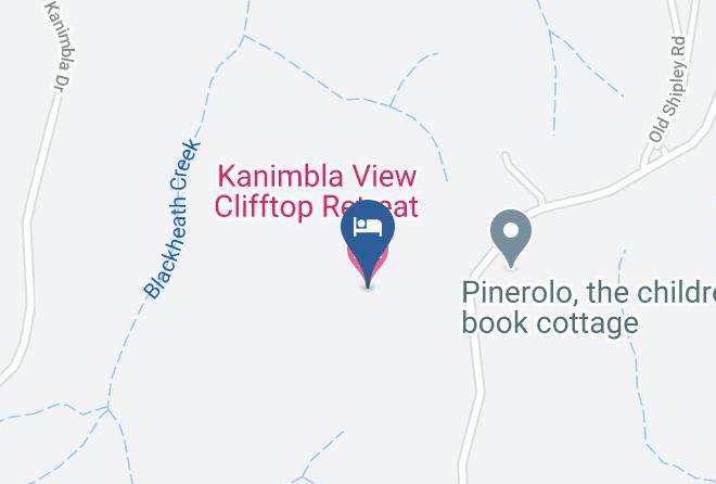Blue Mountains - Kanimbla View Clifftop Retreat Maps