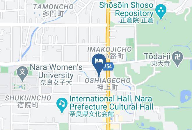 Nara City - Kanko Hotel Tamaru Maps